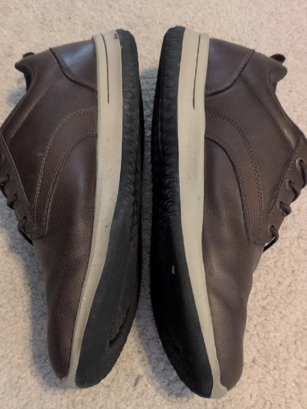 Skechers Men’s Lace-Up Oxfords in Dark Brown